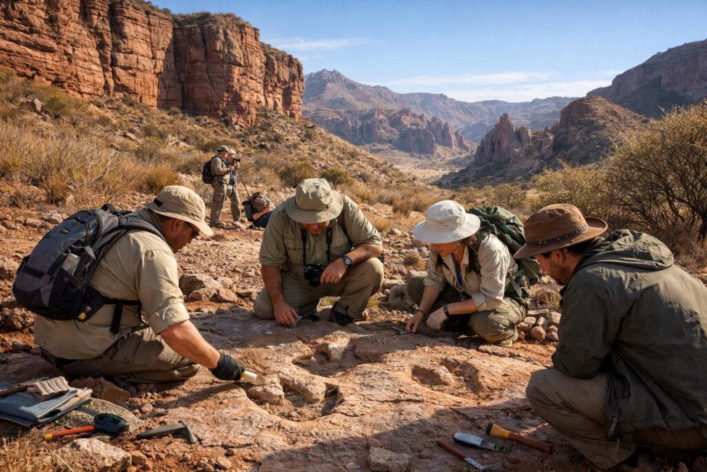 partez à l'aventure au parc national de torotoro et explorez les empreintes fossiles disparues grâce à une passionnante exploration paléontologique, révélant les secrets du passé préhistorique.