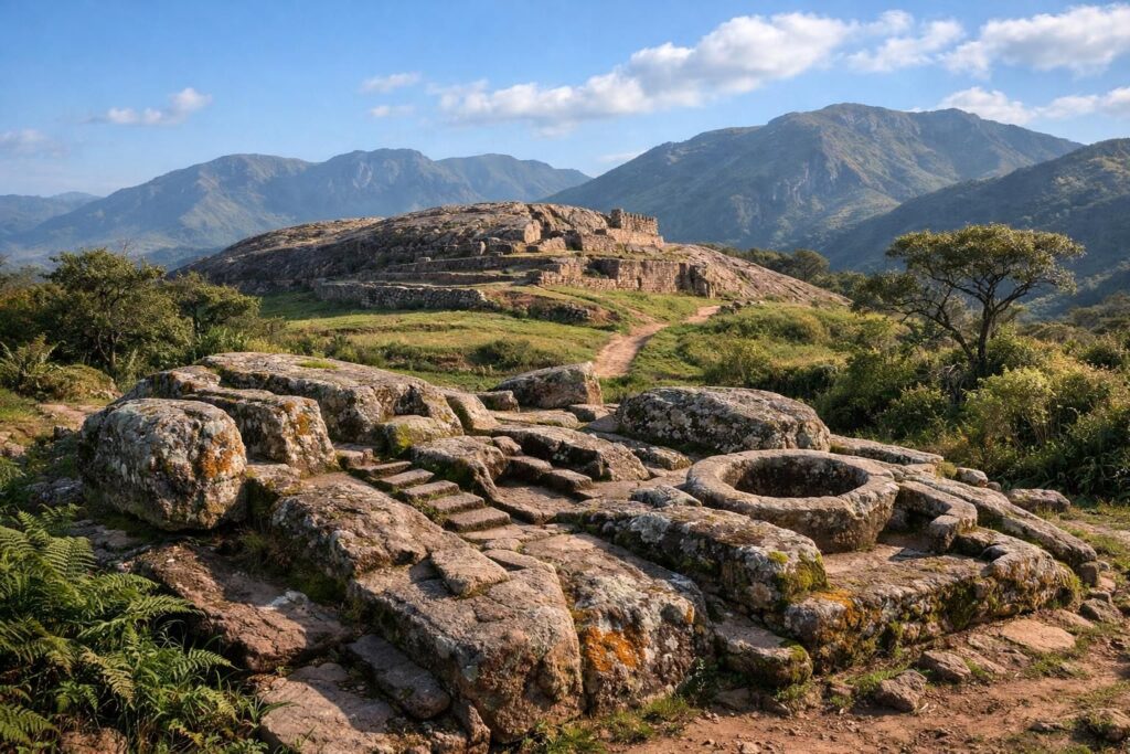 explorez les mystérieuses ruines préincas d’el fuerte à samaipata, un site archéologique fascinant qui dévoile les secrets d’une civilisation ancienne au cœur de la bolivie.