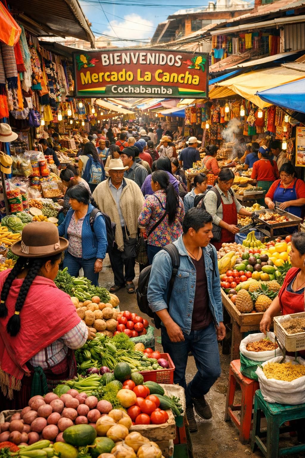 découvrez cochabamba, une ville vibrante au cœur de la bolivie, célèbre pour son marché gigantesque et son ambiance unique. plongez dans une expérience culturelle riche et colorée.