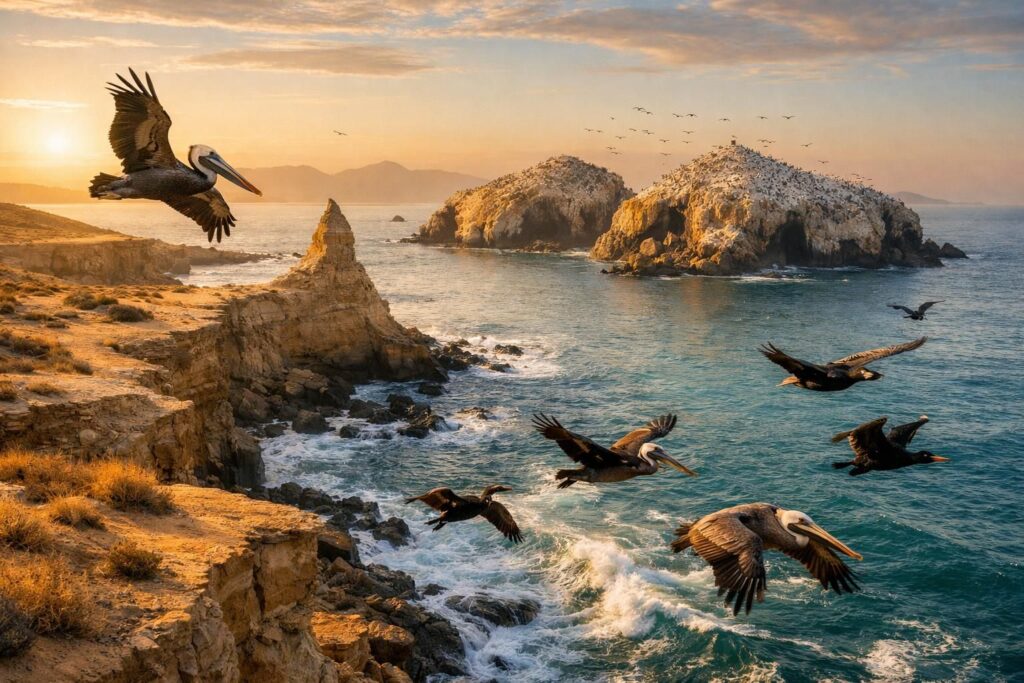 découvrez la réserve naturelle de paracas et explorez les mystérieuses îles ballestas, un eden de biodiversité où paysages époustouflants et faune marine unique vous attendent.