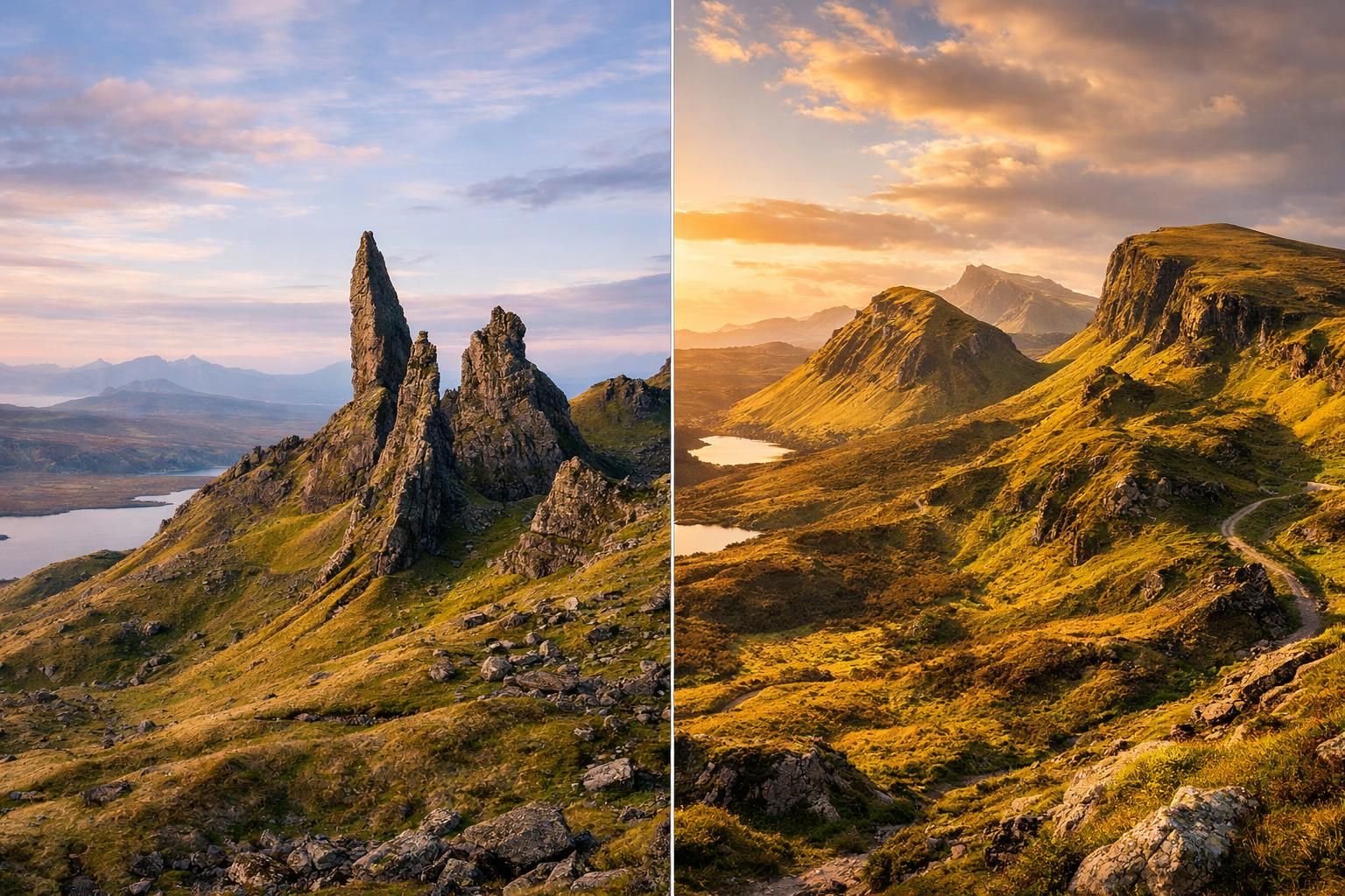 découvrez l'île de skye et ses deux panoramas incontournables pour une expérience inoubliable entre nature et paysages à couper le souffle.