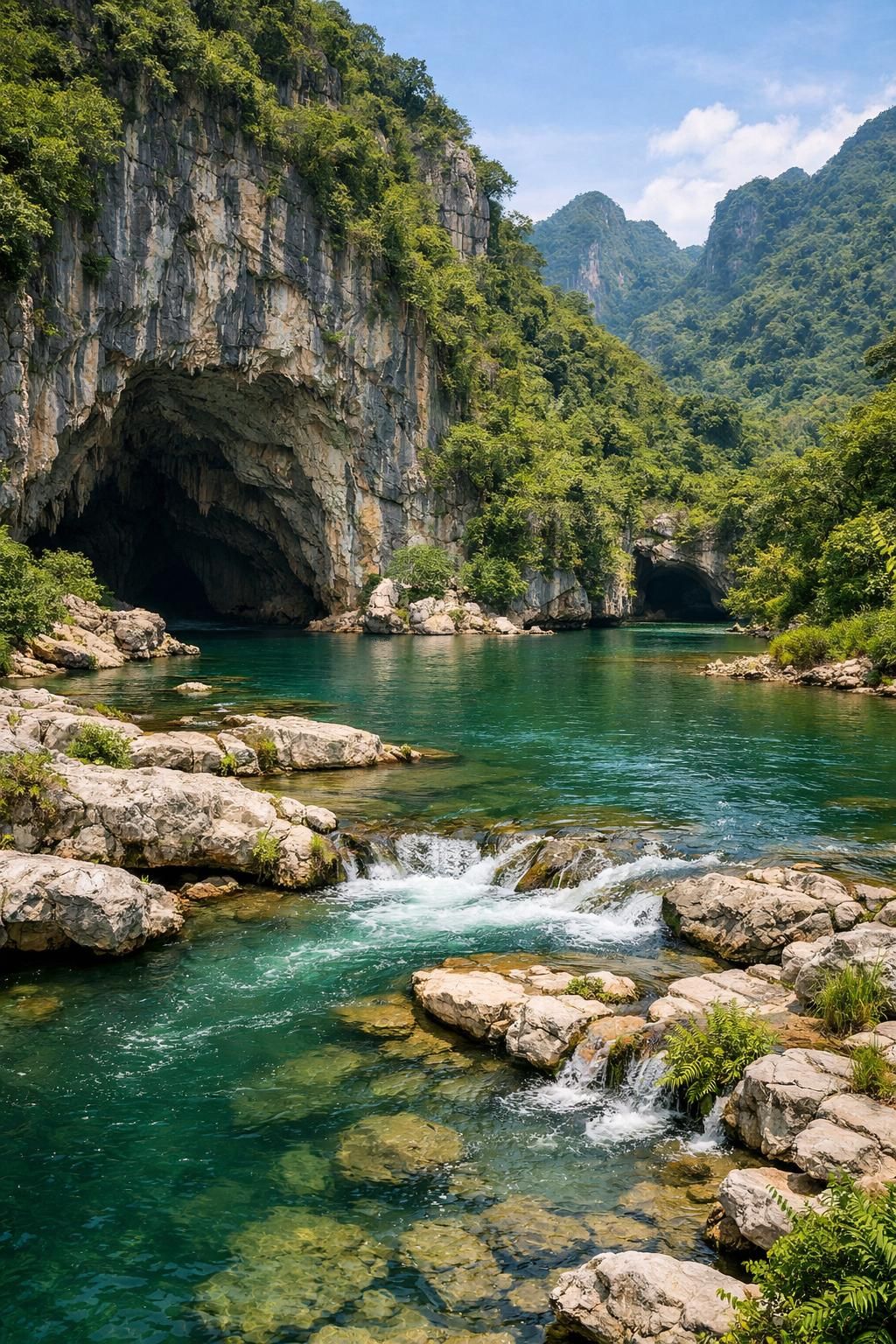 explorez les mystérieuses grottes du parc national de phong nha-ke bang au vietnam, un site naturel exceptionnel offrant des paysages souterrains spectaculaires et une biodiversité unique.