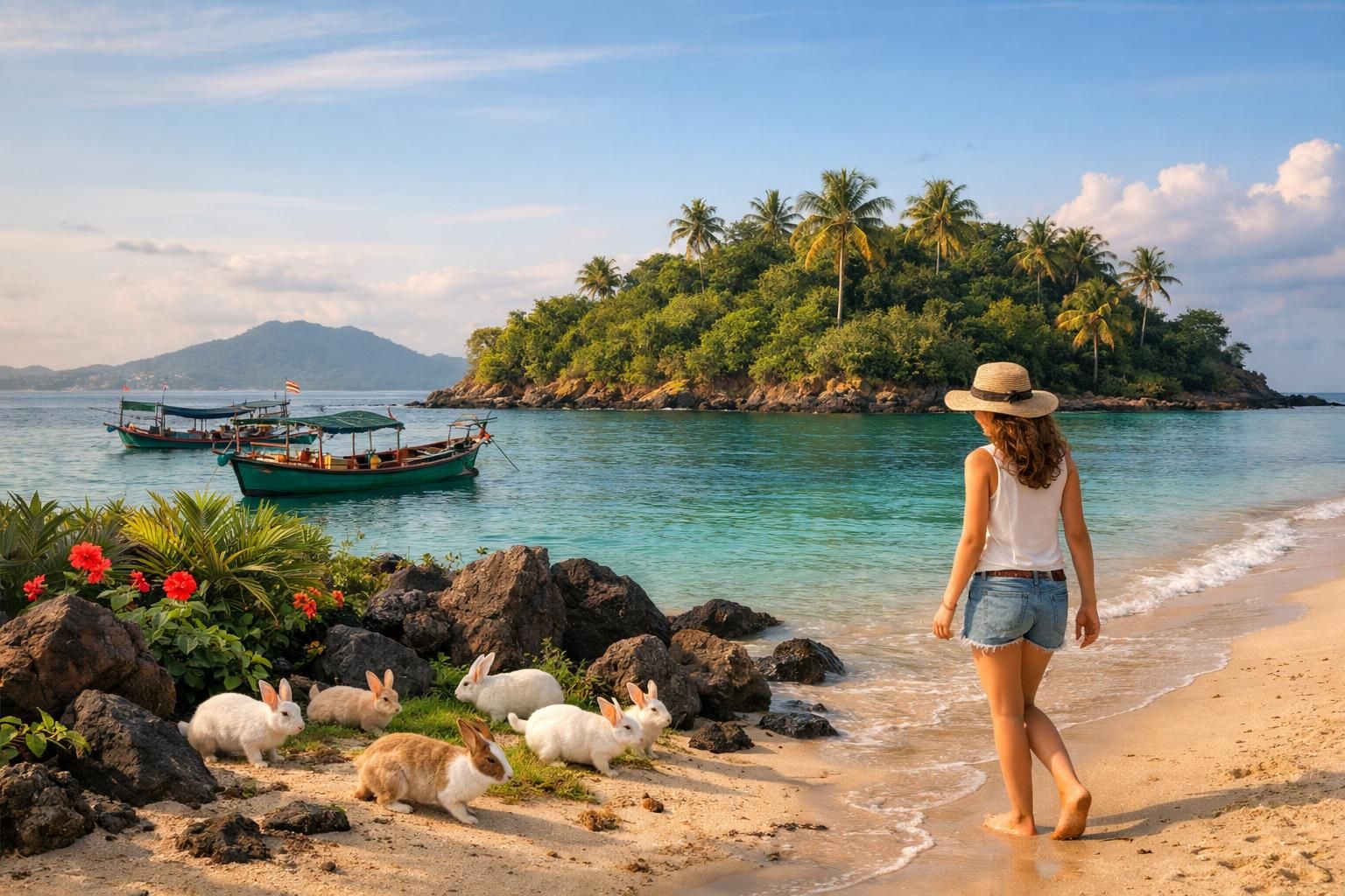 découvrez kep et l'île aux lapins, des perles cachées du cambodge, pour une escapade mêlant nature, plages idylliques et authentique culture locale.