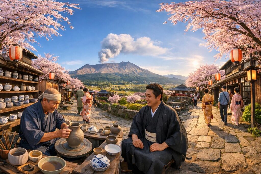 découvrez la richesse culturelle de l'île japonaise de kyushu à travers des vidéos immersives en 360°, pour une expérience unique et authentique.