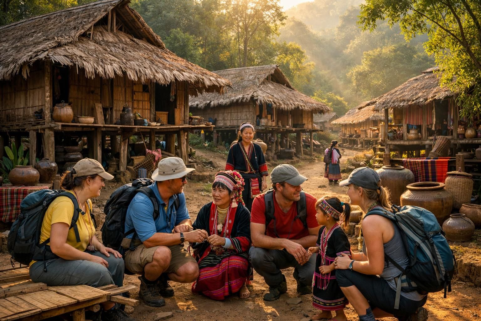 découvrez une randonnée immersive unique à mae hong son et explorez un village karen authentique, entre nature préservée et culture locale riche.
