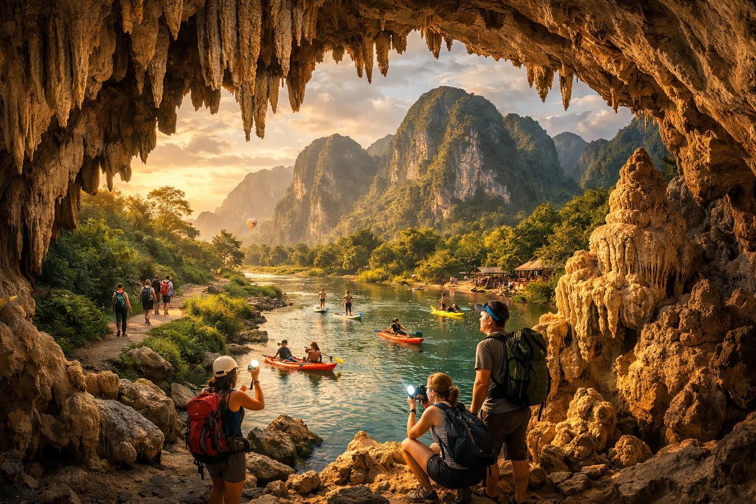 découvrez vang vieng, une destination incroyable offrant bien plus que du tubing : paysages à couper le souffle, aventures en pleine nature et culture locale authentique à explorer.