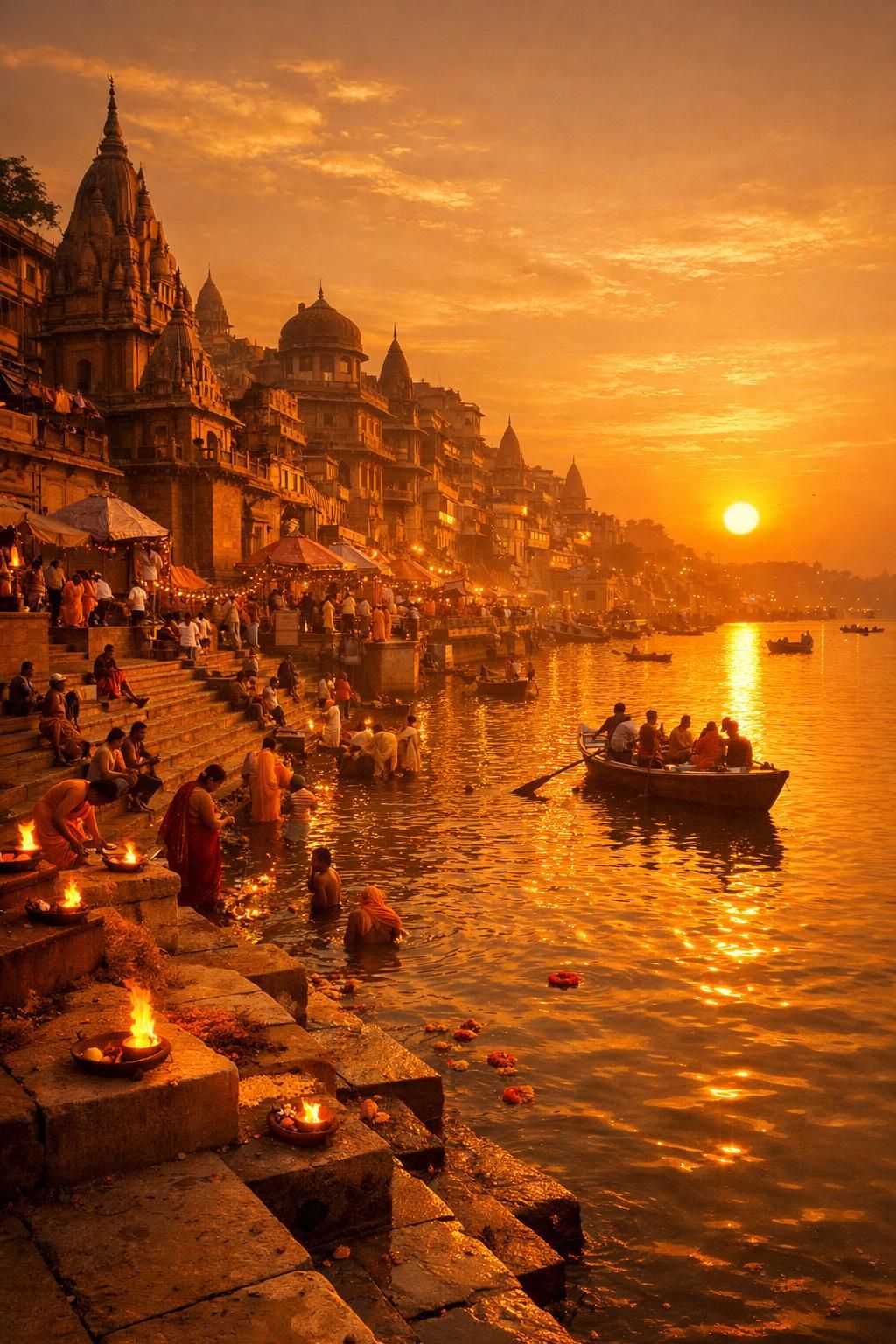 découvrez varanasi, la ville sacrée au bord du gange, et plongez au cœur de l'hindouisme à travers ses rites millénaires, ses ghats emblématiques et sa spiritualité unique.